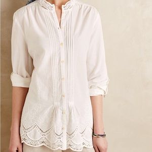 Isabelle Sinclair for anthropologie Brimfield Lace Top